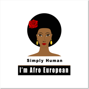 I'm Afro European Posters and Art